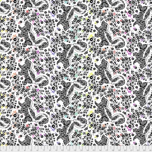 Linework by Tula Pink - Lil&#39; Stinker - Paper White - Select a Size - Cotton Quilt Fabric 125