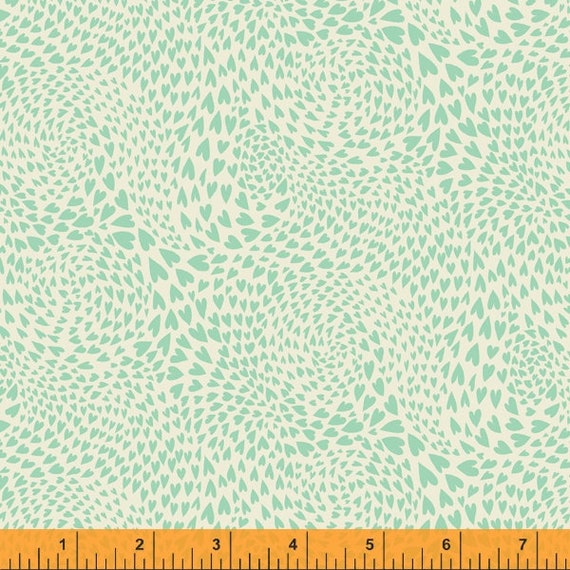 Eden Swirl of Hearts in Green Eden Swirl of Hearts in Green