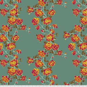 Love Always by Anna Maria Horner for Free Spirit - Social Climber - Teal - PWAH117 125