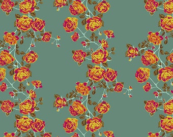 Love Always by Anna Maria Horner for Free Spirit - Social Climber - Teal - PWAH117 125