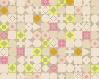 Lofi Linen by Rashida Ruby Star Society -   Blocked Khaki - RS1134 13CL 226