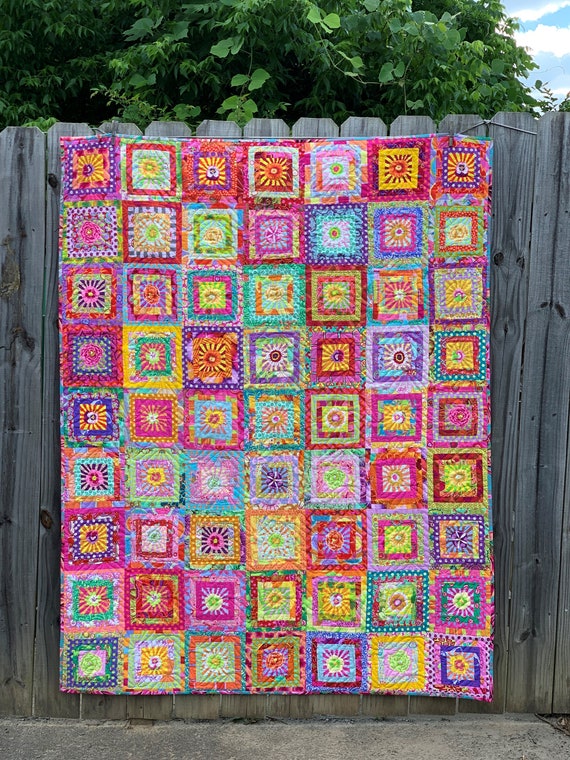 Sunburst Quilt Kit by Kaffe Fassett | Etsy