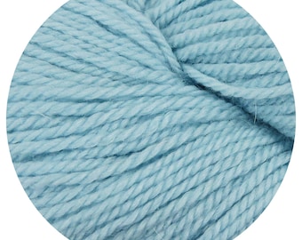 blue eyes weepaca by Big Bad Wool - light worsted yarn - 50% fine washable merino and baby alpaca - 95 yards