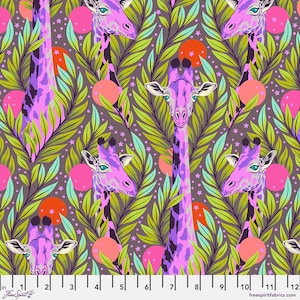 Everglow by Tula Pink - Neck for Days - Purple Giraffe- TP203.MYSTIC  125