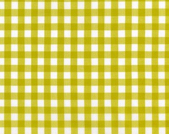 Kitchen Window Wovens by Elizabeth Hartman - Pickle Green Gingham - AZH-17722-341