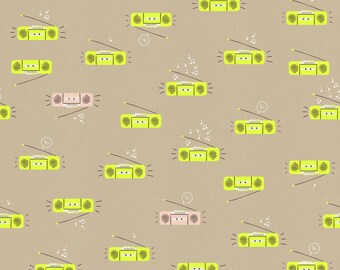 Lofi Linen by Rashida Ruby Star Society -   Boom Box Khaki - RS1130 13CL 226