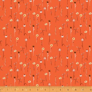 Far Far Away 3 by Heather Ross for Windham - Wildflowers - Burnt Orange - 52757-15 - 124