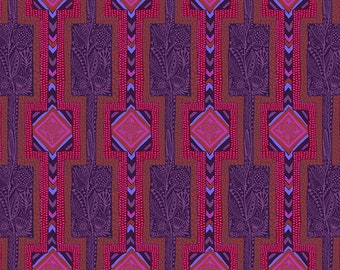 Anna Maria Textiles - Brave - Labyrinth - Ruby - Sold by the Half Yard ...