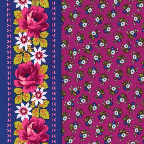 TokyoMilk for Freespirit Neptune /& the Mermaid Floral Vintage 100/% Cotton Fabric
