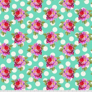 Curiouser & Curiouser by Tula Pink - Painted Roses Wonder - TP161.WONDER 125