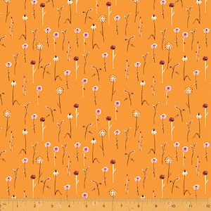 Far Far Away 3 by Heather Ross for Windham - Wildflowers - Marigold - 52757-13 - 124