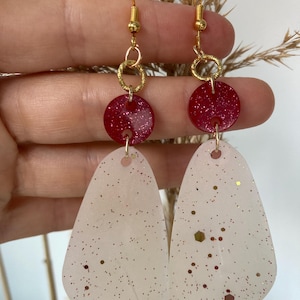 stunning XL drop earrings, very lightweight