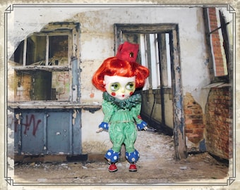 Blythe ~Vintage Circus ~ Traje de 4 piezas inspirado en el ejército de Pennywise ~ Por KarynRuby