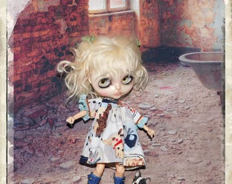 Vestido vintage caprichoso para niñas Blythe, inspirado en el siglo XIX, por KarynRuby