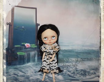 Blythe ~ Bombachos estilo vintage con pliegues y volantes ~ 2 piezas ~ Por KarynRuby