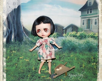 Blythe ~ Retro Madeline inspirada en 2 piezas de KarynRuby