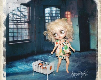 Muñeca Blythe inspirada en Madeline retro de 2 piezas por KarynRuby