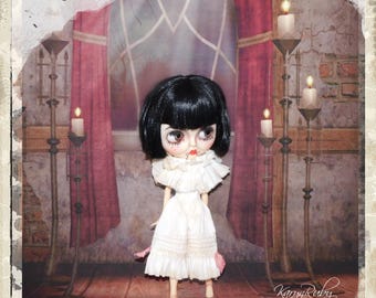 Blythe ~ Bombachos estilo vintage con pliegues y volantes ~ 2 piezas ~ Por KarynRuby