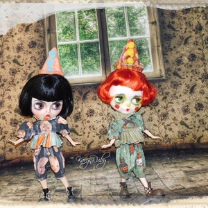 Blythe Circus Act 1900's Inspired 3 Piece Outfit By KarynRuby image 2