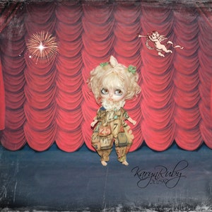 Blythe   ~Vintage Circus Clown Inspired 3 Piece Outfit ~ By KarynRuby