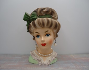 Lady Head Vase