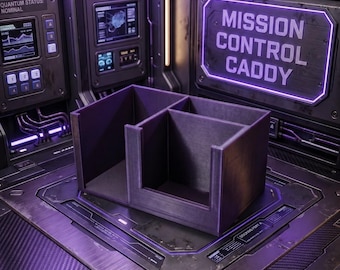 Organizzatore da scrivania modulare stampato in 3D / supporto per smistare carte collezionabili / contenitore per la sala di controllo missione
