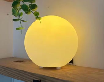 Decorative Ball Table Lamp | Romantic Warm Bedside Night Light | Kids Room Desk Lighting | Unique Decor