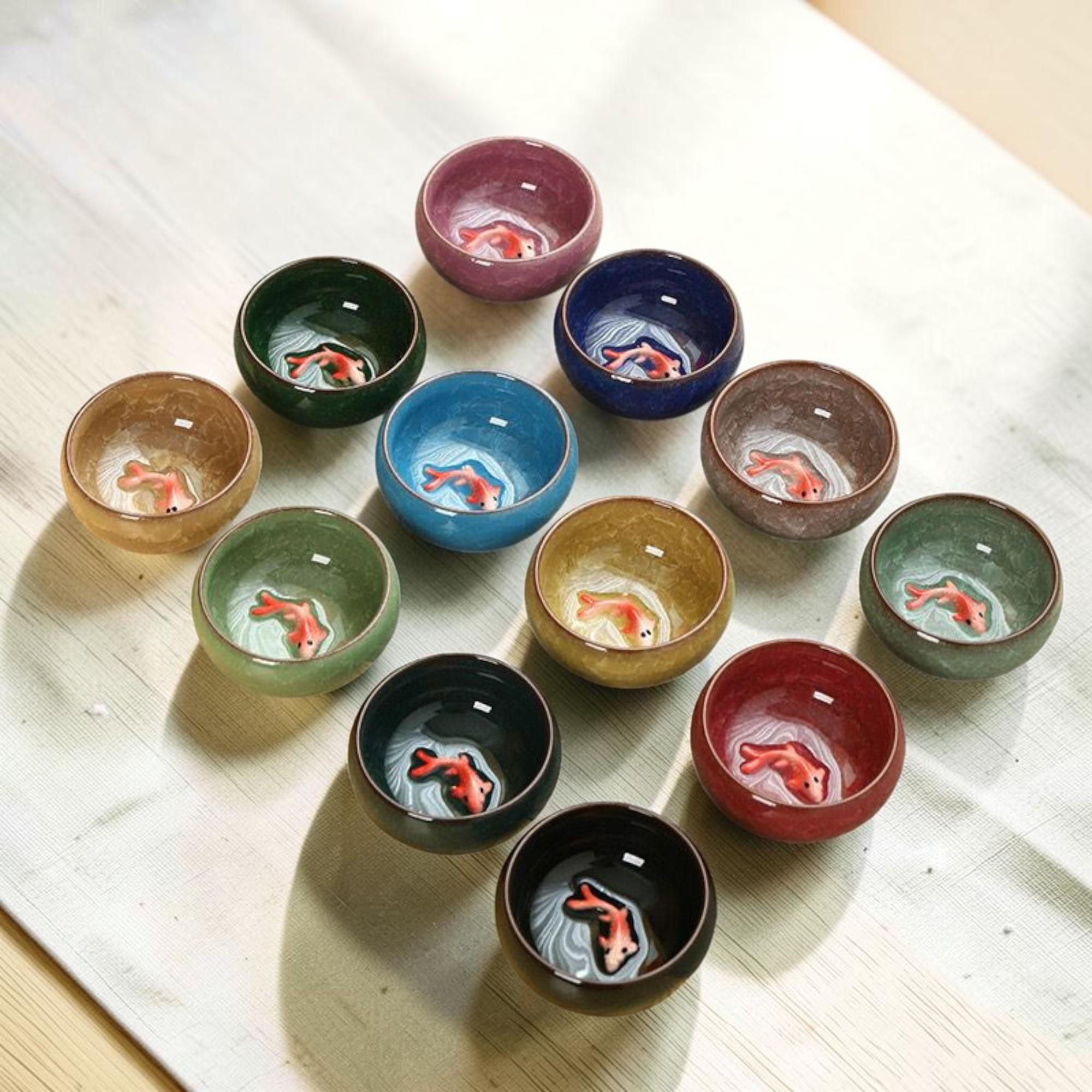 陶器の金魚鉢 - Etsy 日本