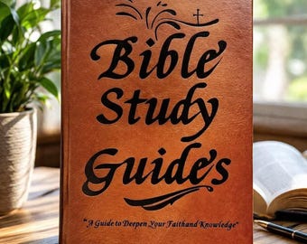 Bible Study Guide | Scripture Notes, Prayer Reflections, Faith Journal