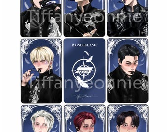 ATEEZ fanmade fotokort och vykort, Wonderland-set