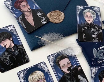 ATEEZ-Fan-Fotokarten und Postkarten, Wonderland-Set