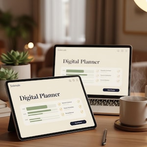 ADHD Planner Bundle for Google Sheets & Excel — Life Organizer with Habit Tracker, Budget, Self-Care