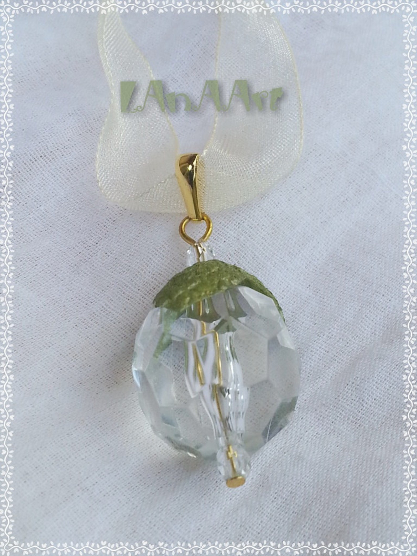 SALE Jewelry Set Pendant and Earrings Green Colored Etsy