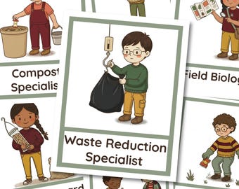 Trabajos en aulas ecológicas: Sostenibilidad y cuidado de la naturaleza / Tranquilo y moderno (Editable en Canva)
