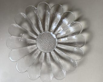 Vintage Dartington Crystal Daisy Bowl Set, Frank Thrower Design, 11 Pieces