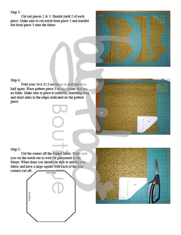 Contoured Changing Pad Cover Pattern Etsy