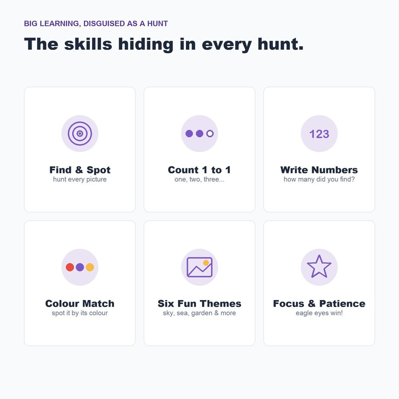 I Spy Count Activity Book, 30 Search Find Pages, Preschool Toddler Learning (PDF Download) image 6