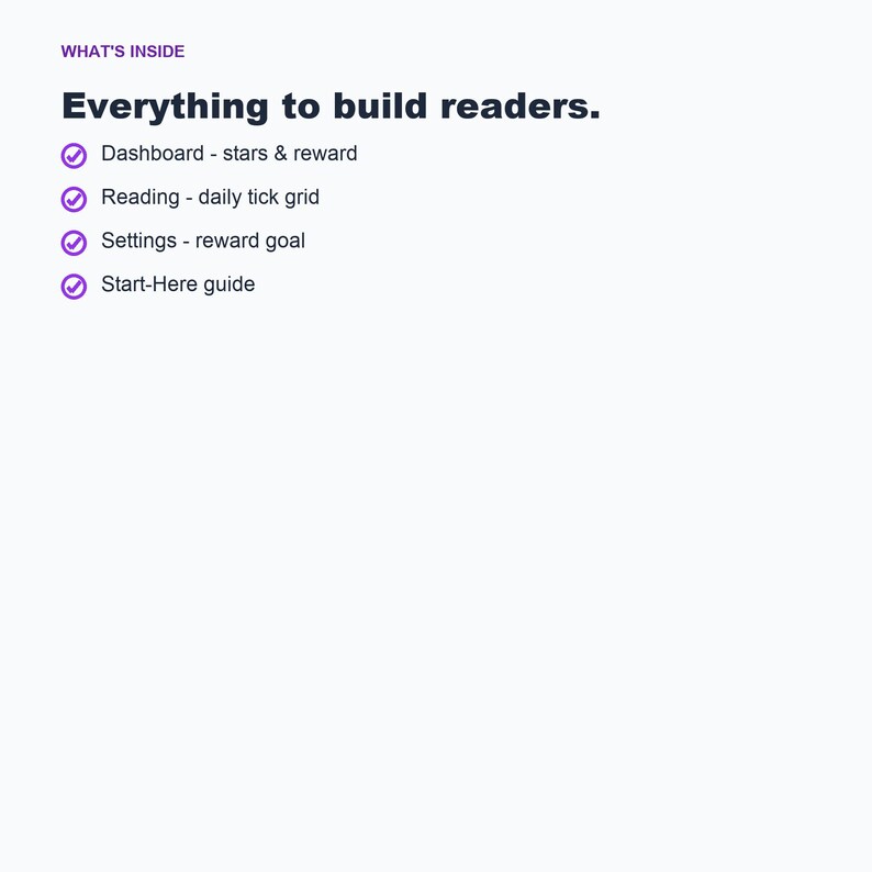 Kids Reading Reward Chart, Google Sheets Excel Tracker (Digital Download) image 5