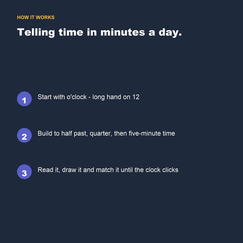 Telling Time Worksheets, Learn Clock O'Clock, Half Past, Quarter, Five Minutes (Digital Download) image 9