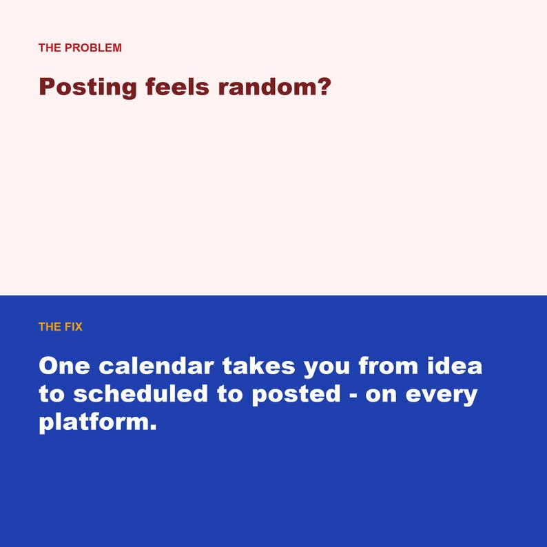 Social Media Content Planner, Calendar Tracker (Google Sheets Excel) image 2