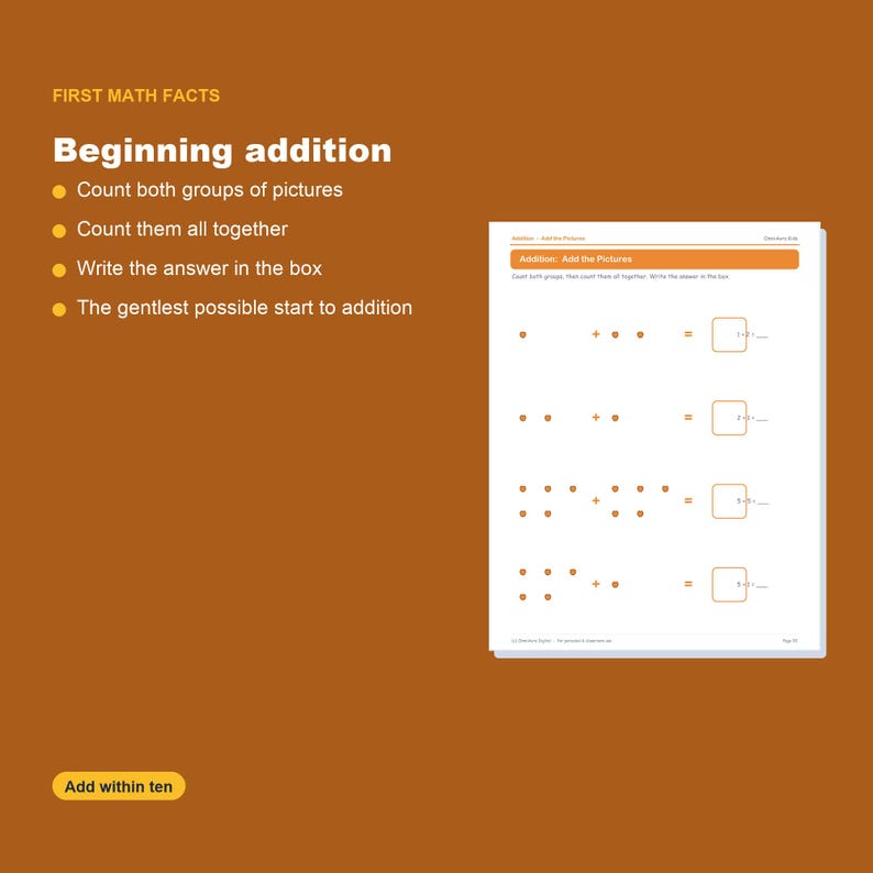 Numbers Counting Workbook 1-20, Preschool Math Tracing (Digital Download) image 7