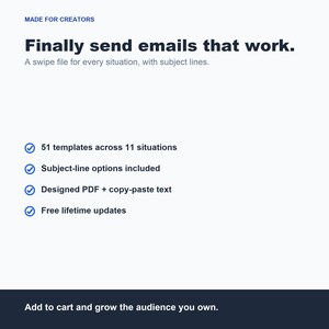 50+ Email Templates for Creators, Welcome Launch Newsletter (Digital Download) image 8