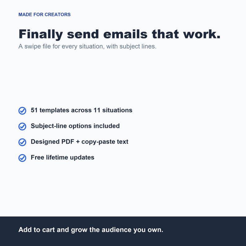 50+ Email Templates for Creators, Welcome Launch Newsletter (Digital Download) image 8