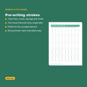 Handwriting Practice Worksheets, Letters, Numbers, Sentences (Digital Download) image 7