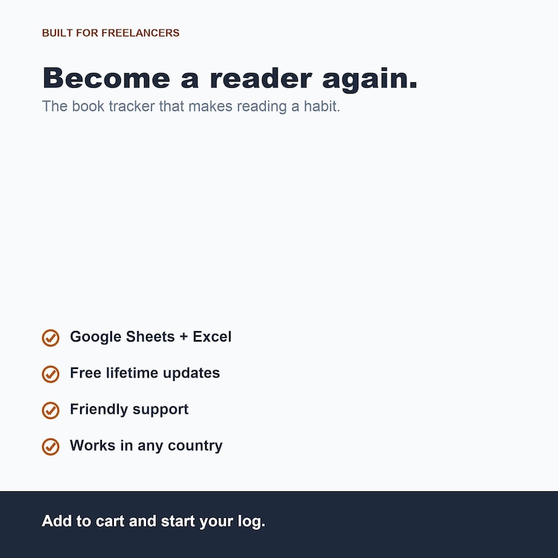 Reading Log Spreadsheet, Book Tracker, Reading Journal (Google Sheets Excel) image 8
