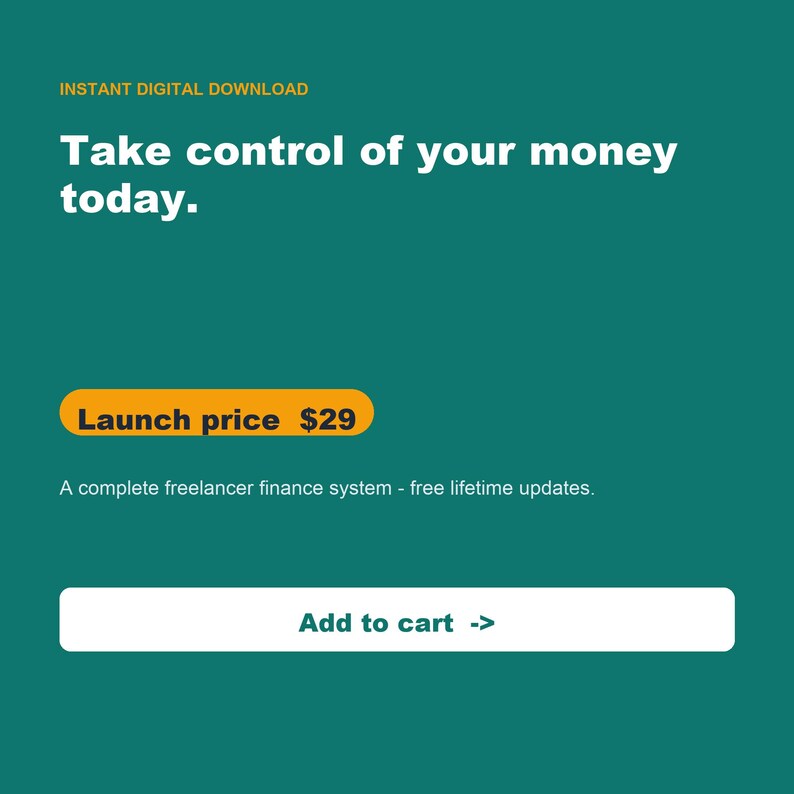 Freelancer Budget Spreadsheet, Income Expense Tracker, Google Sheets, Excel (Digital Download) image 9
