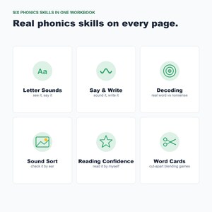 Vowel Teams Phonics Worksheets, Long Vowel Practice, First Grade Printable (Digital Download) image 6