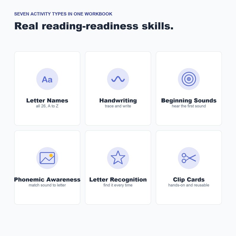 Alphabet Beginning Sounds Phonics Practice Printable (100+ Pages) image 6