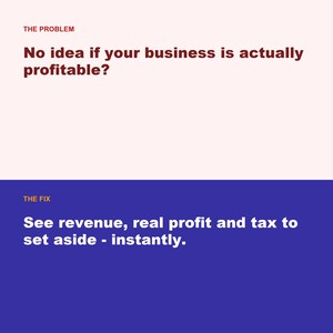 Small Business Bookkeeping Spreadsheet, Income Expense Profit Tracker (Google Sheets Excel) image 2