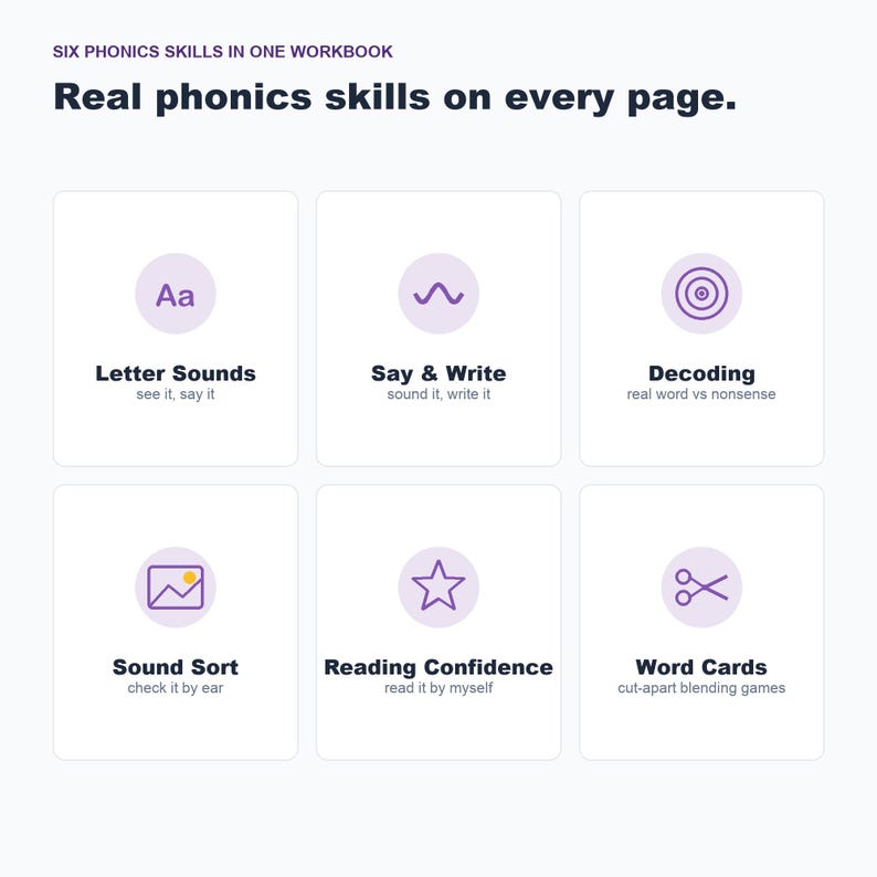 Diphthongs Phonics Worksheets, Oi Oy Ou Ow Au Aw Sounds, Science of Reading Printable image 6